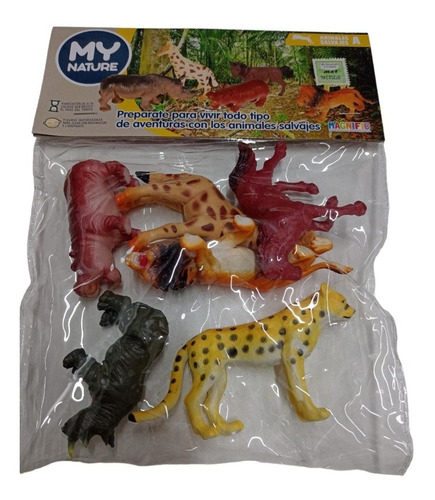 Magnific Animales Salvajes Coleccionables Pack X 6 
