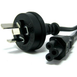 Cable Power Tipo Trebol 220v Cargadores Notebooks Pc 1,2 Mts