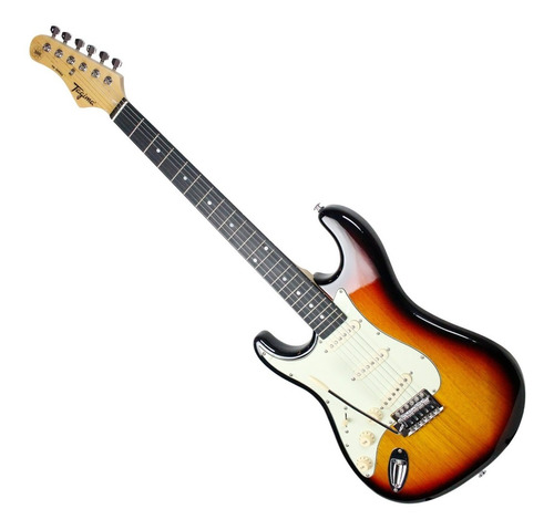 Guitarra Tagima Tg-500 Canhoto Stratocaster Sunburst Df/mg
