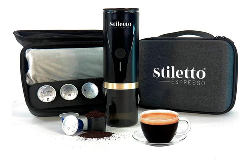 Cafetera Portátil Stiletto Espresso Con Batería