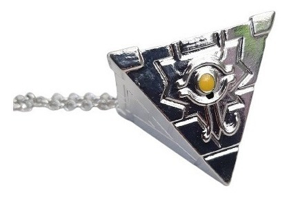 Collar Yugioh Rompecabezas Del Milenio Anime Plateado