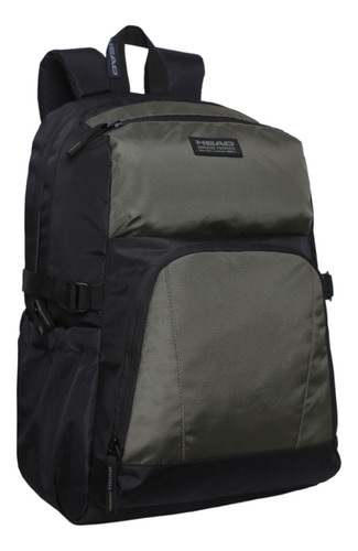 Mochila Notebook Daytona Negro Verde Head