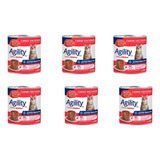 Agility Lata Alimento Humedo Gato Adulto Carne 340gr X 6u