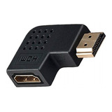 Adaptador Hdmi 90 Graus Esquerda Macho Fêmea - Tv Full Hd 4k