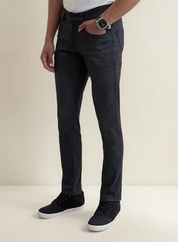 Calça Jeans Masculina Básica Tradicional De Trabalho