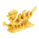 Estatua De Dragón De Bronce De Tradición China Feng Shui