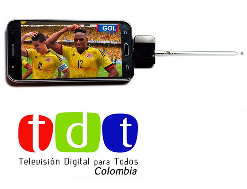 Sintonizador Tdt Para Celular Tablet Dvb T2 Microusb Android