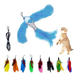 Juguetes Varita Gato, 9pcs Reemplazo, Plumas, 1pc Pez Con