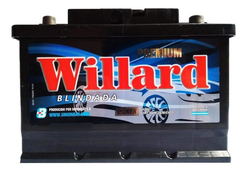 Bateria Willard 12 X 65 + Derecha Ub620d 51 Ah