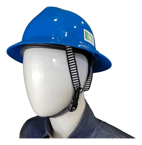 Kit De Casco Ala Ancha Con Matraca Y Barbiquejo 4 Puntos.