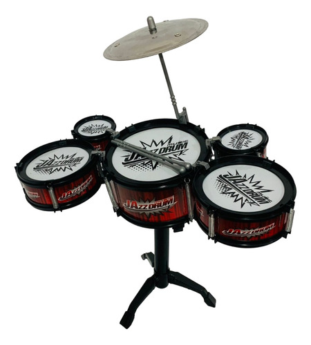 Mini Bateria Infantil Musical Criança Jazz Drum Pop Rock 