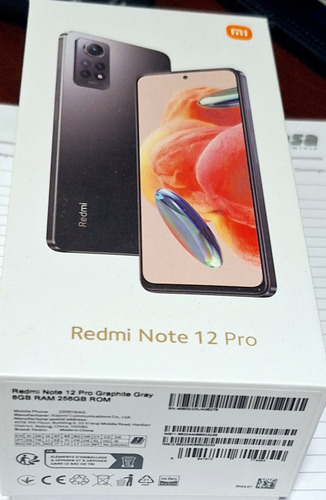 Celular Xiaomi Note 12 Pro 256gb 8+8gb Ram, 5 Meses De Uso