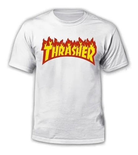 Polera Estampada Thrasher, Verano Fitness