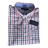 Camisa Tommy Hilfiger Hombre Manga Larga Talla L Cth062