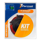 Kit Instalação Som Automotivo Permak 100% Cobre 500 Wrms