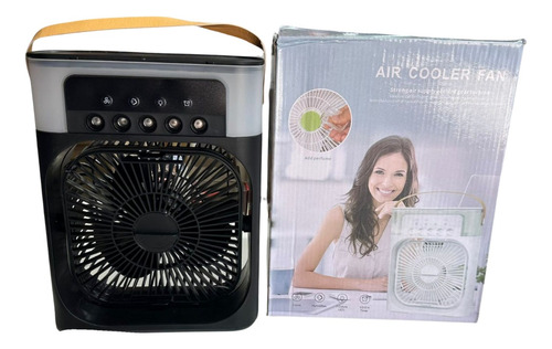 Mini Ventilador Enfriador De Aire Con Aroma Luces Led Usb