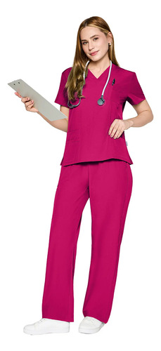 Pijama Quirúrgico Mujer Con Bolsas Scrub Uniforme Antifluido | MercadoLibre