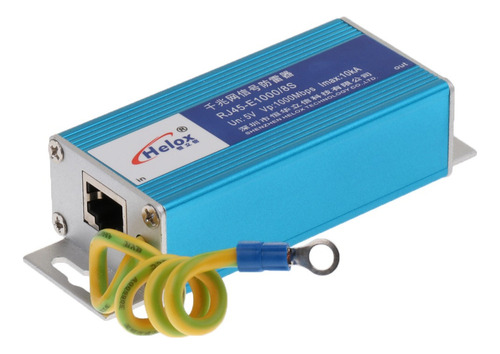 Protector De Sobretensión Ethernet Lan 1000mbps Rj-45 Para