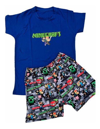 Pijama Minecraft Pantaloneta