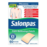 Salonpas Patch 8 Hrs 60 Pzas Americano Original