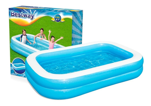 Pileta Inflable Rectangular Bestway 2.62m X 1.75m X 51cm