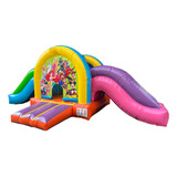 Brincolin Inflable Duo Slie Ideal Para Negocio