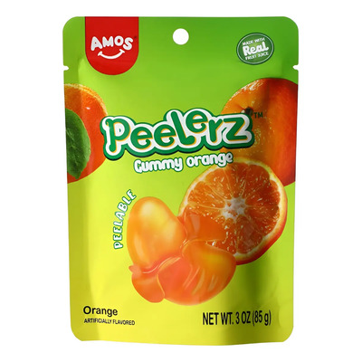 Gomitas De Naranja Pelables Amos Peelerz Gummy 85g Viral