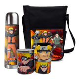 Set Naruto + Bolso + Termo + Azucarero + Yerbero