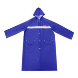 Piloto Capa Poncho Para Lluvia Azul 1.2mts Pvc Emtop Talle L