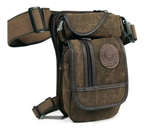 Mochila Muslera Piernera Tactica Multiusos Lona Durable