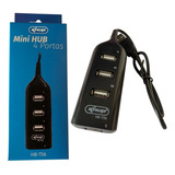 Usb Hub 4 Portas Usb 2.0 - Macbook E Pc Notebook Pendrive Hd