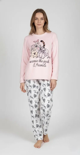 Pijama Para Mujer Winnie Pooh And Friends Calida Invernal