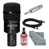 Audix D2 Dinámico Micrófono Para Instrumentos Bundle Con Ada