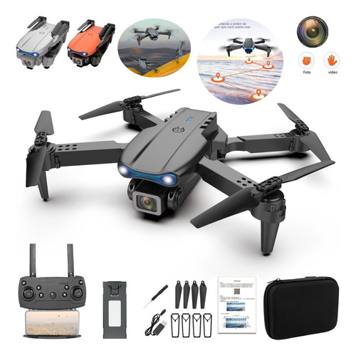Drone Mini Profission E99 Pro Com 1 Câmera Hd E 1 Bateria ~