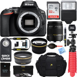 Cámara Dslr Nikon D5600 De 24.2 Mp Incluye Lente Sigma