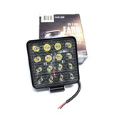 Faro Auxiliar 16led 42w Universal Auto Moto Camión Cuatri