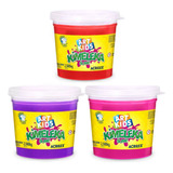 Kit 3  Kimeleka Slime Acrilex Art Kids 180g