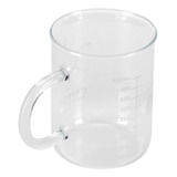 A Vaso De Vidrio Borosilicato Con Asa Y Medidor