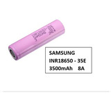 1 X Batería De Litio 18650 Samsung Polo + Plano 3.7v 3500mah