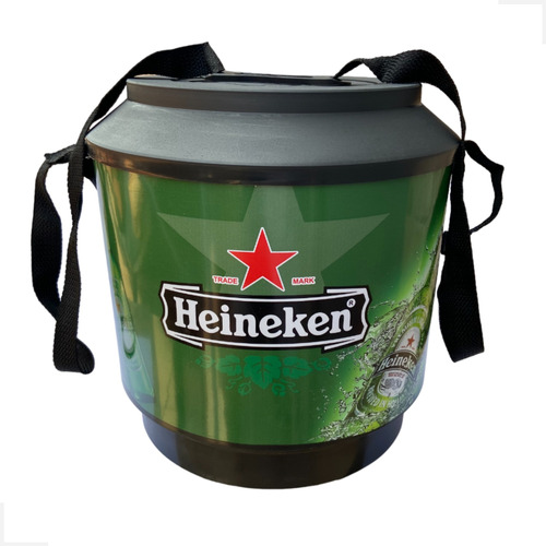Caixa Térmica Cooler Para Cerveja Compativel Heineken 30lata