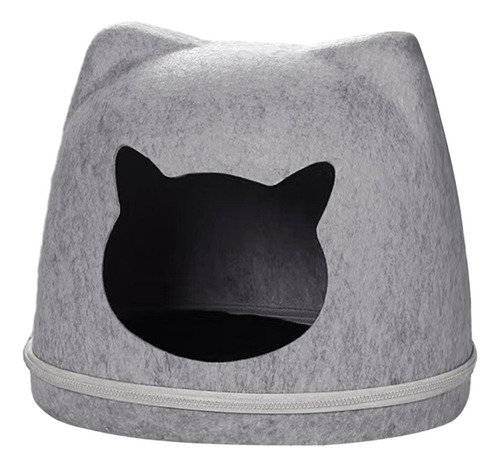 Cama Con Cojín Para Gatos, Cama Cueva Portátil Extraíble,