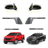 Friso Cromado Retrovisor Fiat Toro Freedom 2016 Kit 4 Peças