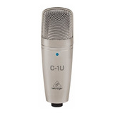 Behringer C-1u Microfono Condensador Usb De Estudio