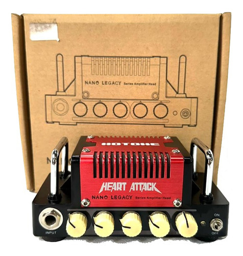 Hotone Heart Attack Mini Cabezal Amplificador