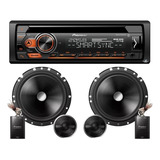 Pioneer Toca Cd Deh-s4280bt Controle Volante + Kit 2 Vias