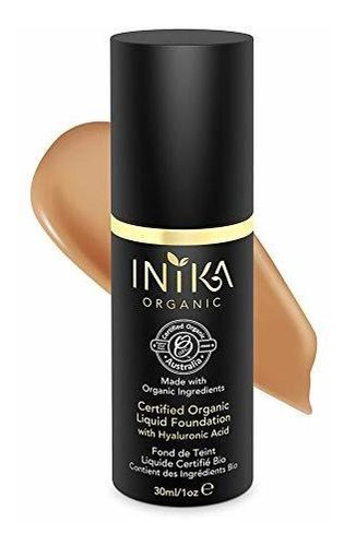 Inika Certified Organic Liquid Foundation Con Acido Hialuron