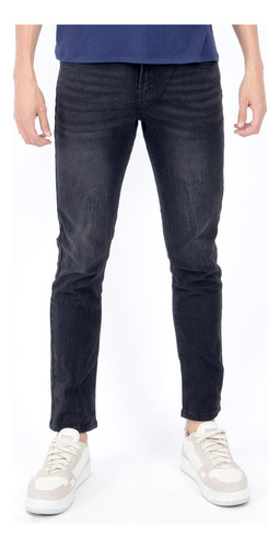 Skinny Jeans Básico Para Caballero Quarry