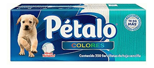 Pétalo Colores Servilletas, Paquete Con 350 Piezas De Hojas