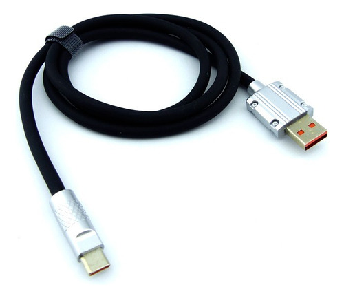 Cable Usb A Type-c Con Punta De Metal, 120 W Y 6amp.