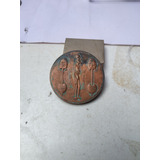 Medalla Antigua Rapa Nui Chile Moai Miró 
